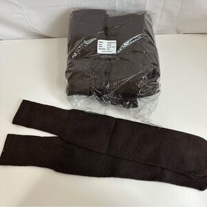 12-Pack Mens Brown Tube Socks Size 10-13